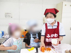 第1回子どもクラブ「はじめて料理」
